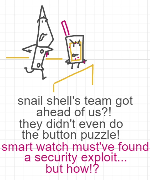 A panel from Running Duos, episode four of the Board Boards object show by Furretwalk/WalkingFurret.